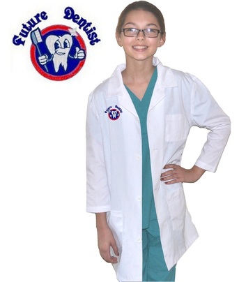 Kids Dentist Costume with Lab Coat